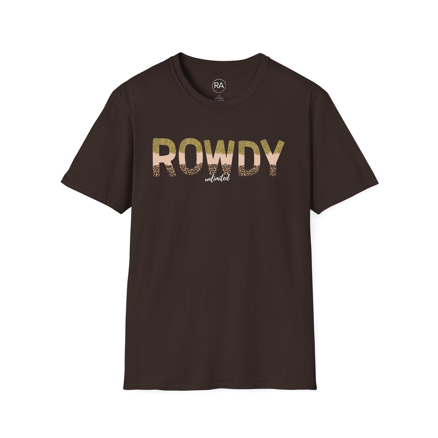 Sassy Animal Print Rowdy Unisex Softstyle T-Shirt