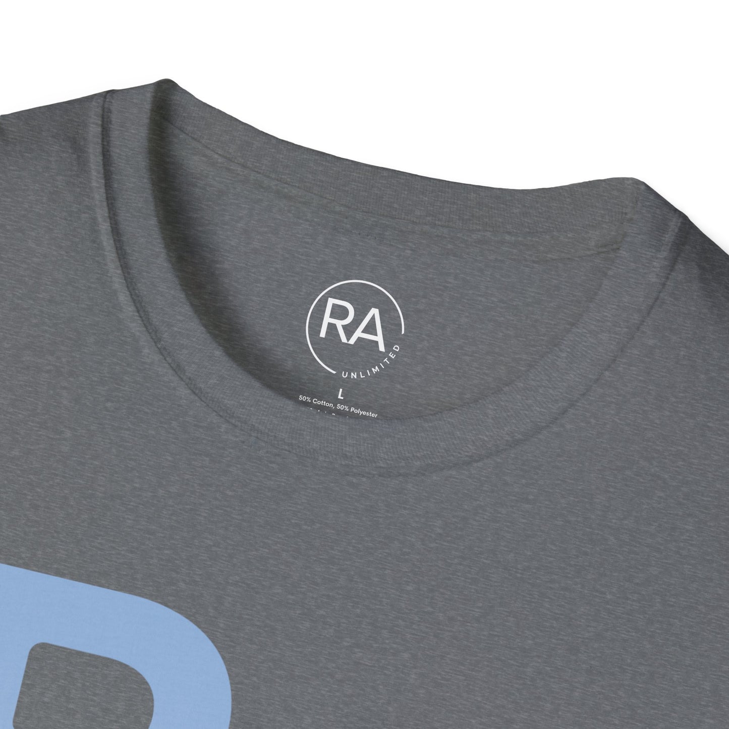 Baby Blue Rowdy Rush Unisex Softstyle T-Shirt