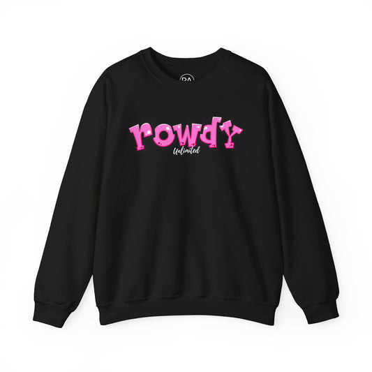 Rowdy Pink Unisex Heavy Blend™ Crewneck Sweatshirt