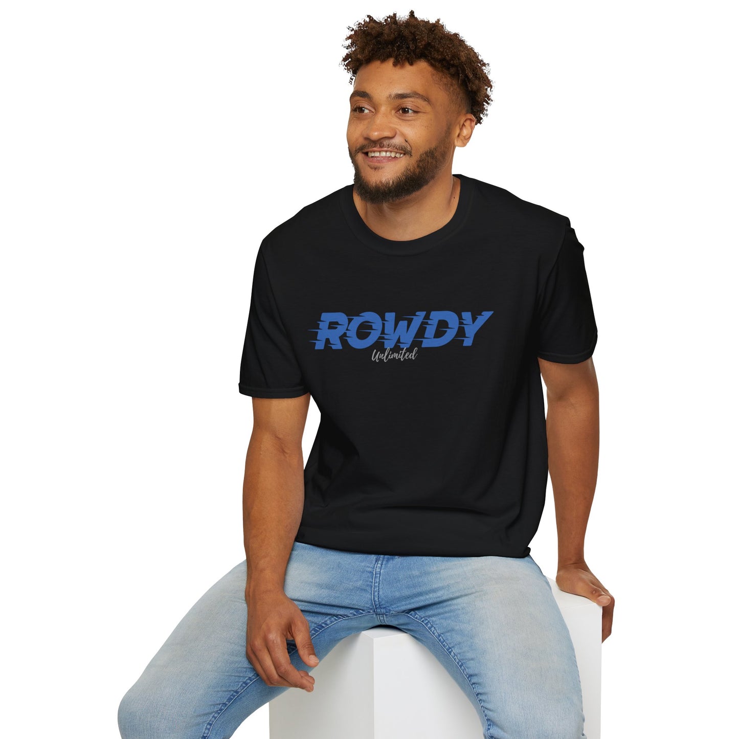 Blue Blurr Rowdy Unisex Softstyle T-Shirt