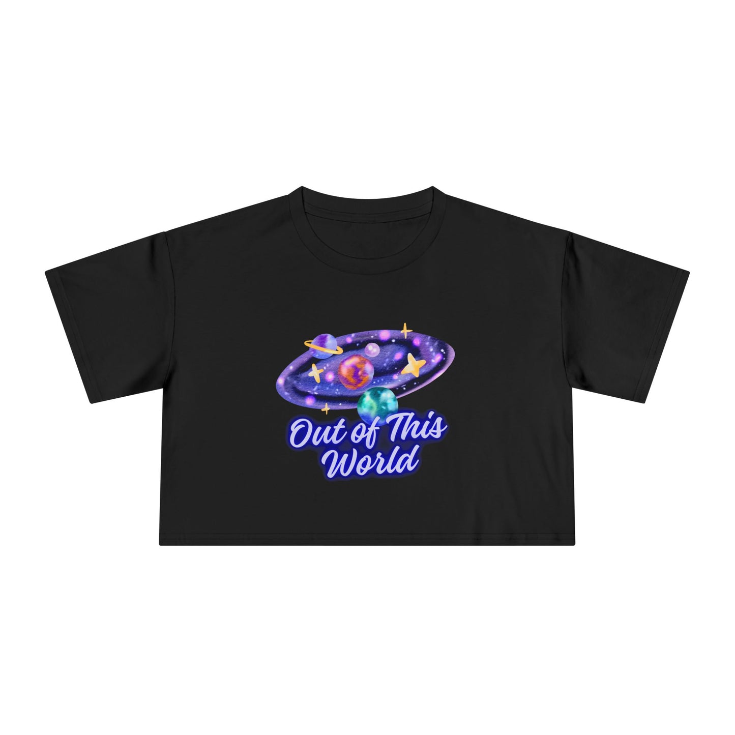 Out of This World Women's Crop Tee